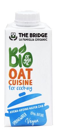 Βιολογική Κρέμα Μαγειρικής από Βρώμη