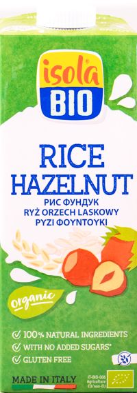 Ρόφημα Ρυζιού με Φουντούκι BIO