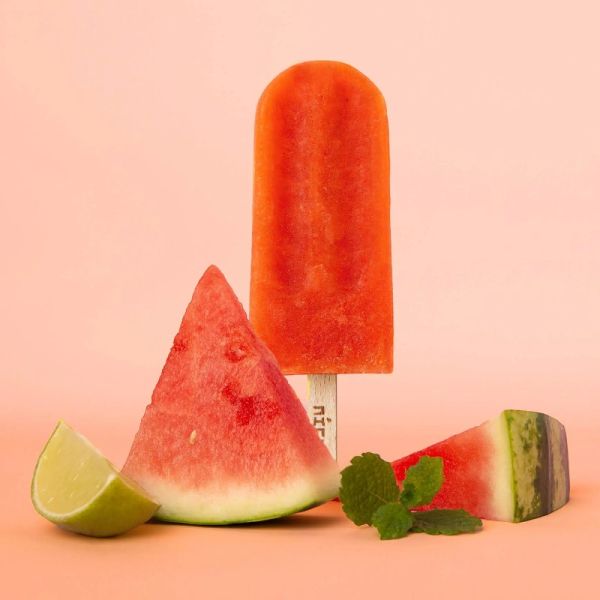 Watermelon Mint Ice Pop Stick