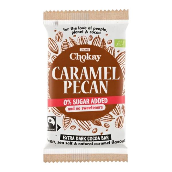 Σοκολάτα 'Caramel Pecan' Χωρίς Γλουτένη & Χωρίς Ζάχαρη