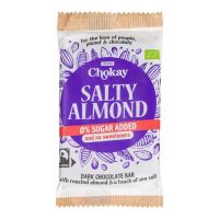 Dark Chocolate with Salted Almonds Salty Almond Gluten-Free Sugar-Free